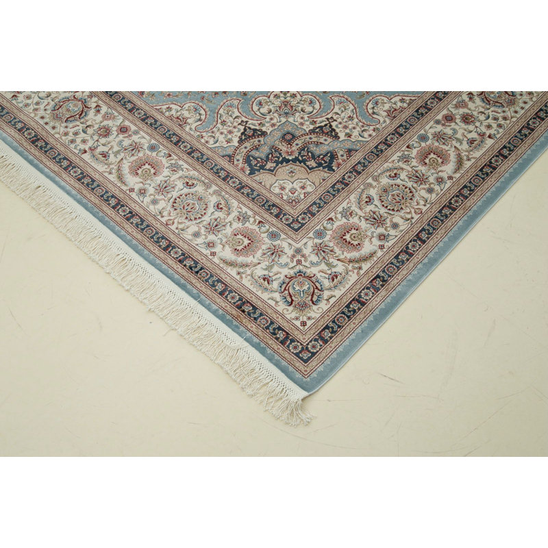 Tapis traditionnel touffeté à la main 6 pi 6 po x 9 pi 6 po Antep