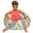 Bean Bag Chair for Kids, Teens, and Adults - Filled with Soft Beads, Includes Removable and Machine Washable Cover - Multiple Colors, Sizes and Fabrics including Soft Nylon & Canvas with Patterns-1783236395-1785356750