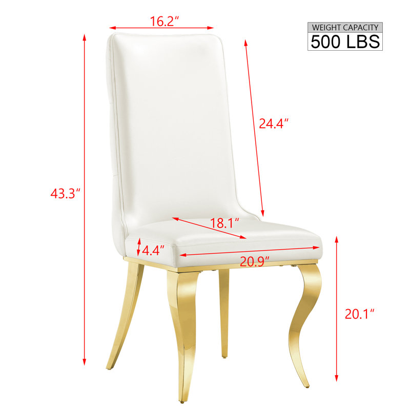 faux leather Upholstered Dining Chairs 