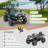 Alex 24V Real 2 Seater Ride On Toys Electric SUV Jeep Car With Remote Control,2WD/4WD Switchable, 4X100W Motor, Bluetooth, Music, USB, Lights-105910628