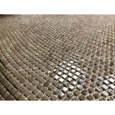 Galaxy 0.3125 in. x 0.3125 in. Iridescent Glass Pressed Edge Tiny Square Mosaic Wall Pool & Floor Tile