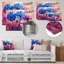 Pop bleuet en contraste néon Pop Art III - bleuet-74005386