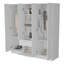 Armoire 6 portes avec tablette et tiroir
