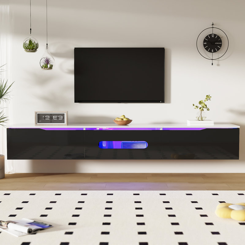 TV Stand for TVs up to 75", Black