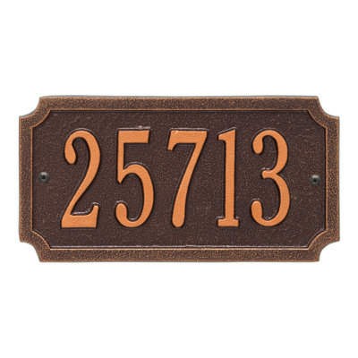 1-Line Wall Address Plaque