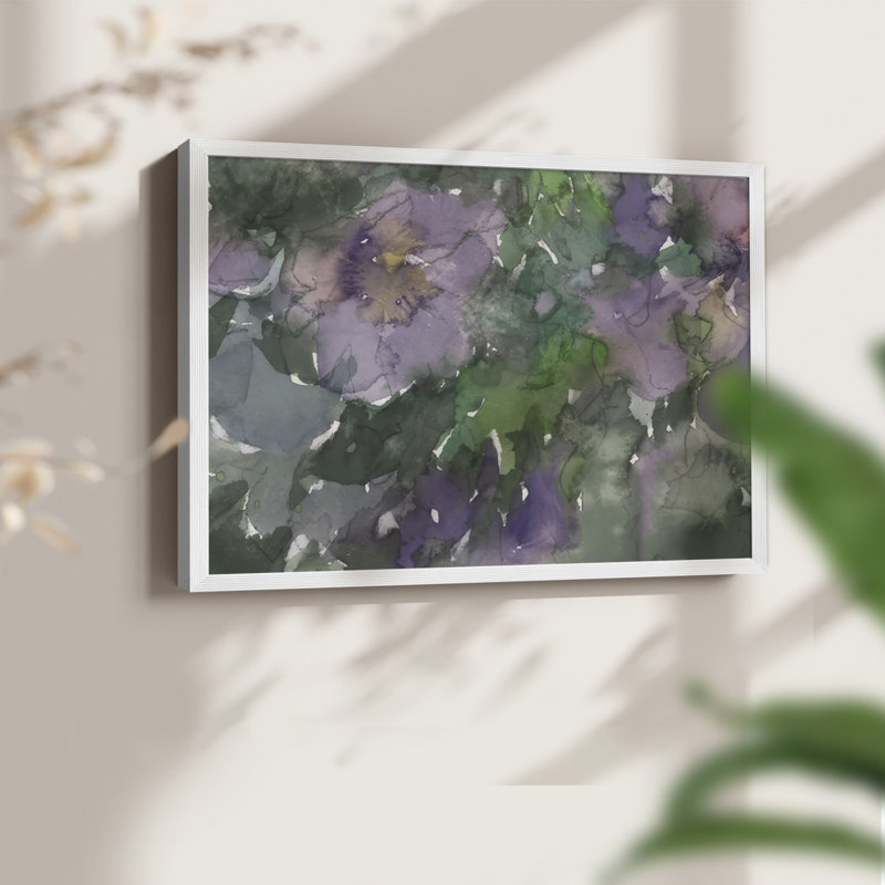 Langage des violettes II - reproduction encadrée