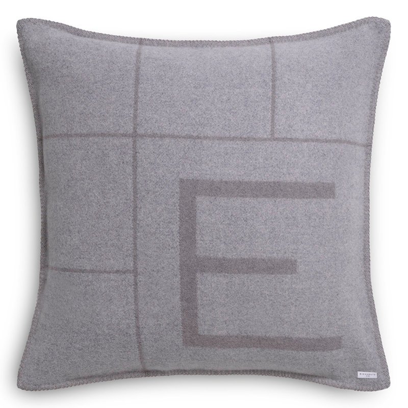 Housse et insert de coussin carré en mélange de laine Rhoda, H 27,56 po x l 27,56 po, Orange