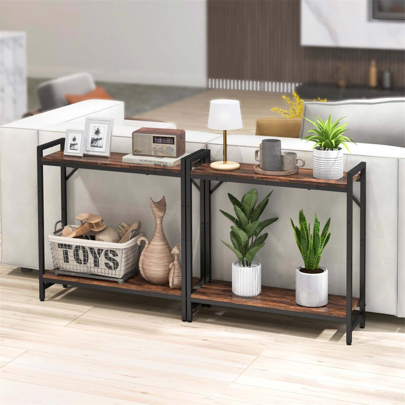 Annam 75cm Console Table, Brown