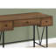 Bureau d'ordinateur, bureau personnel, ordinateur portable, tiroirs de rangement, travail, stratifié, métal, transitionnel