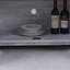 Buffet de comptoir spacieux avec 3 portes en miroir et tablettes réglables-1505070098