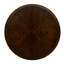 Table de bout ronde Philippe avec tablette brun