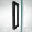 DreamLine Elegance-LS 49 - 51 inch W x 72 inch H Frameless Pivot Shower Door in Matte Black-121723724-122531113
