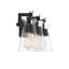 Éclairage pour salle de bain 4 lumières Kesia en noir-119772178-119772175-70337296