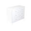 Commode 4 tiroirs, armoire de rangement en bois
