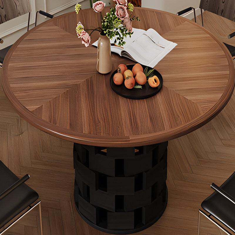 Table de salle à manger rétro et créative, H 29,52 po x L 47,24 po x l 47,24 po