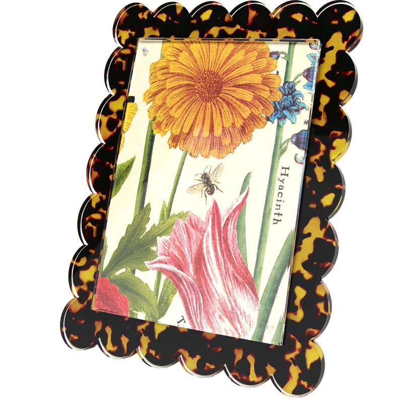 Floater Picture Frame, Tortoise, 11" W x 13" H