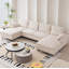 Canapé modulaire en U avec chaises doubles