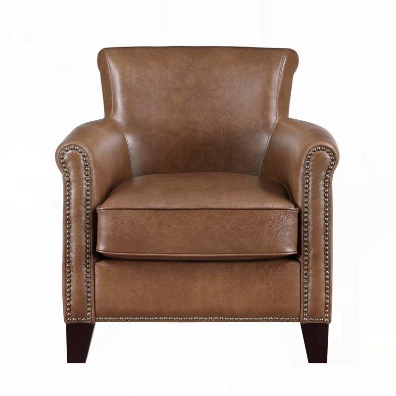 Chaise d'appoint en bois massif, Brun