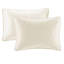 Lit très grand / très grand crème - Courtepointe réversible avec douceur et durabilité, rembourrage en coton matelassé prélavé pour plus de confort et d'élégance