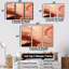 Cacao Landscape Immersion - ensemble d'art mural abstrait-402743727-402743713