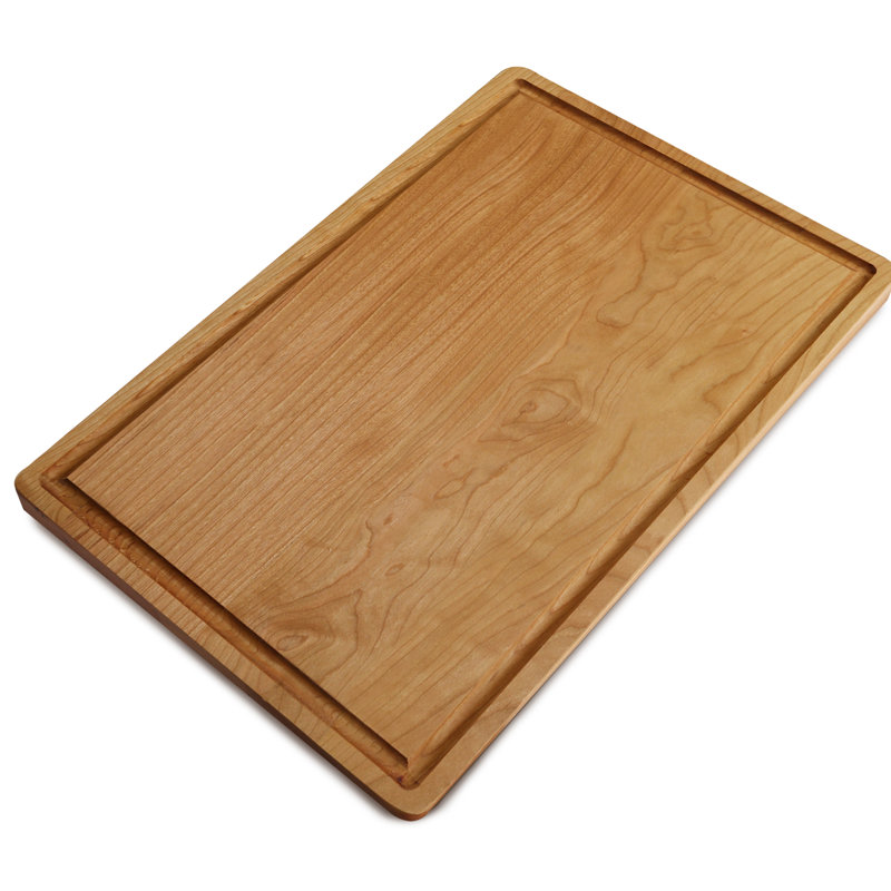 Cherry Rectangular Cutting Board with Juice Groove