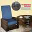 Chaise d'extérieur, Fauteuil inclinable pivotant d'extérieur