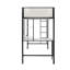 Lit mezzanine simple avec bureau et tablettes-1789409599