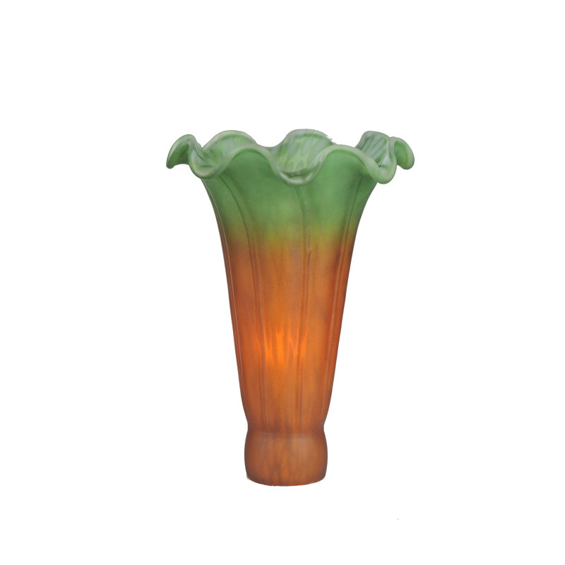 Abat-jour lys 3,5 po x l 5 po ambre / vert