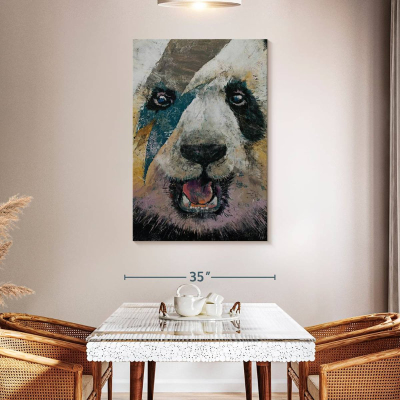 Brampt Panda Rock, 48" H x 32" W