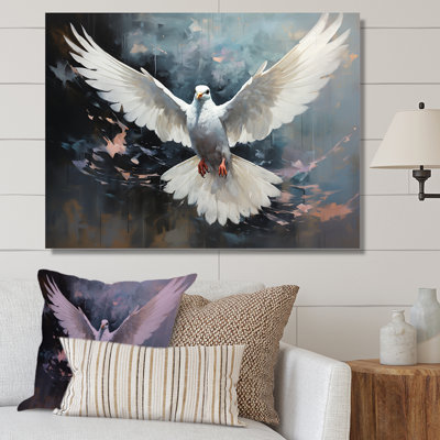 Minimalisme bleu colombe III - reproduction sur toile
