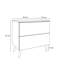 Istanbul 55cm W Bedside Table-346381927