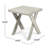 Deviny End Table, outdoor side table Acacia wood table-1510806381