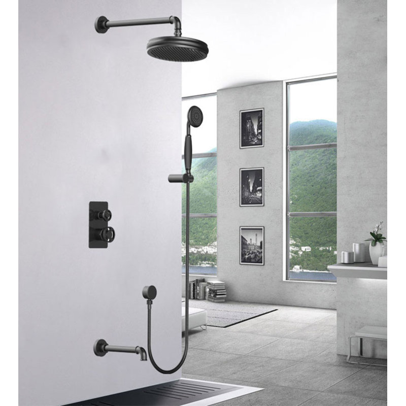 Complete Shower System with Rough in-Valve