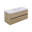Ensemble de meuble-lavabo simple mural moderne 48 po avec lavabo en résine-1316793060-1316793067