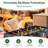 49'' L 4 Game Multi Game Table