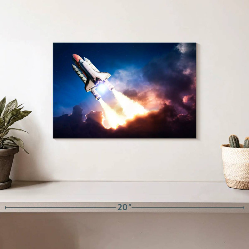 Oberle Mission To Space, 8" H x 12" W