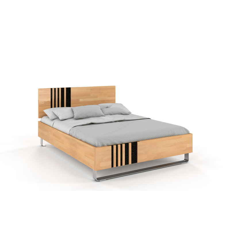 Solid Wood Bed, Super King (6'), Natural