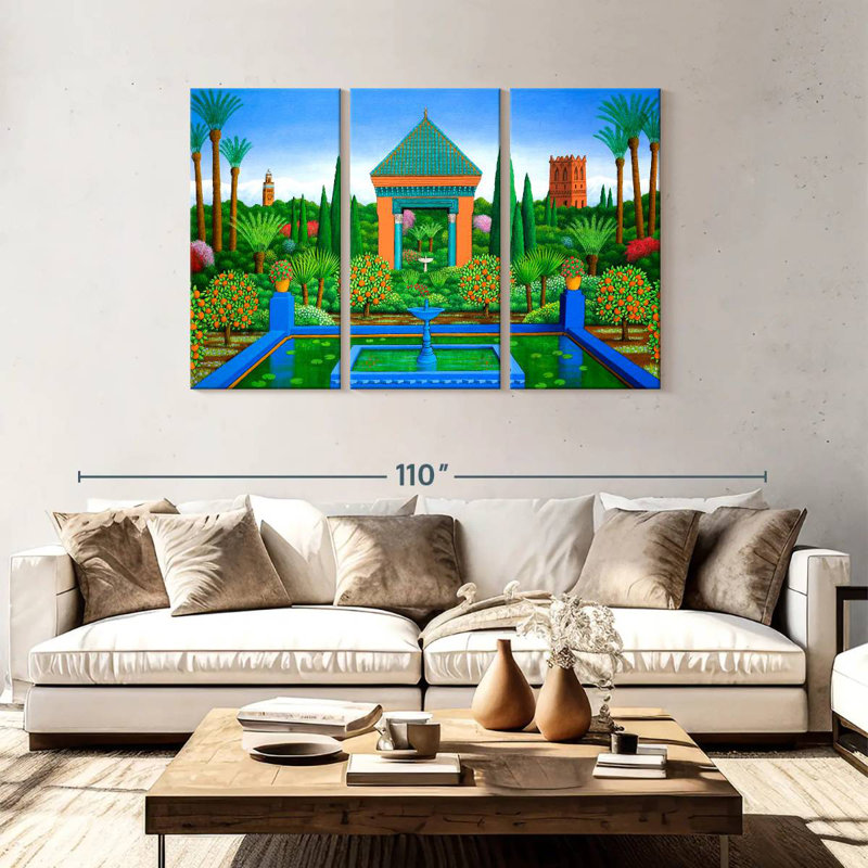 Rorry Marjorelle Oranges, 48" H x 74" W