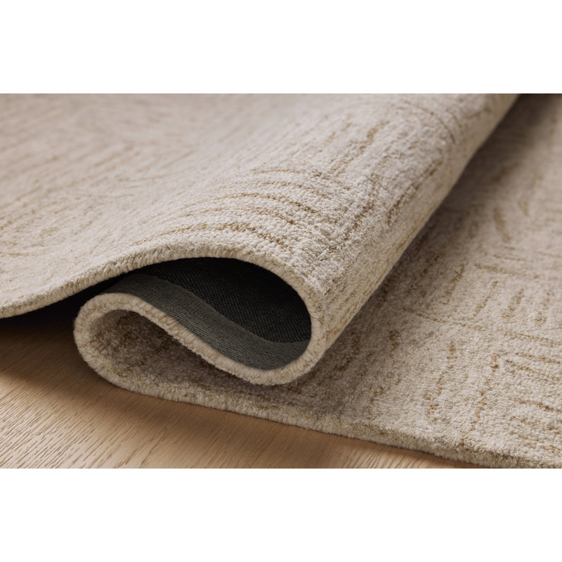 Polly Smoke and Sand Hand-Tufted Wool Area Rug 2'-3" x 3'-9"