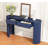 TREXM Entryway Table with Fluted Design, Modern Console Table with Storage, Oval Top and 2 Drawers-169745067