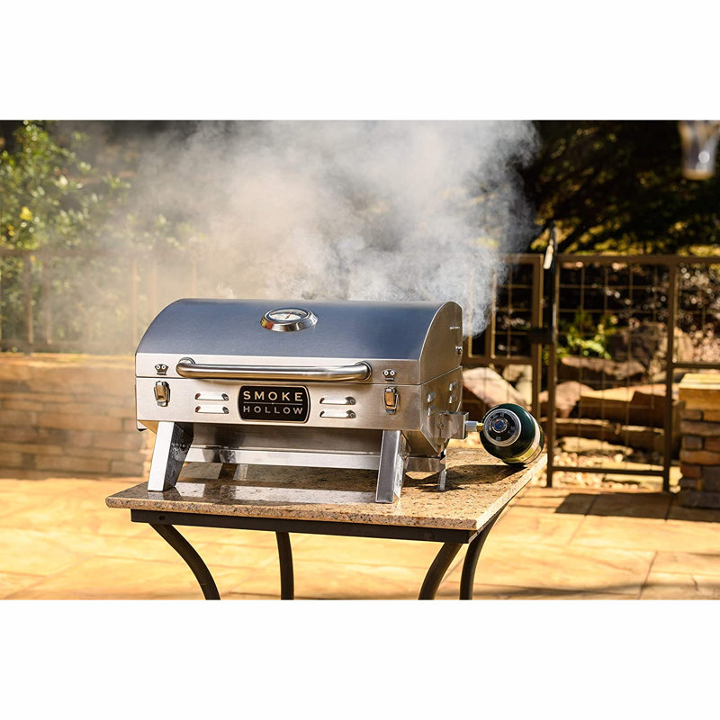 Masterbuilt Propane Tabletop Stainless Steel 1 Burner Outdoor Grill