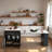 Expandable Kitchen Island With Dining Table, Power Outlet, 2 Drawers, Open Shelves And Movable Wheels