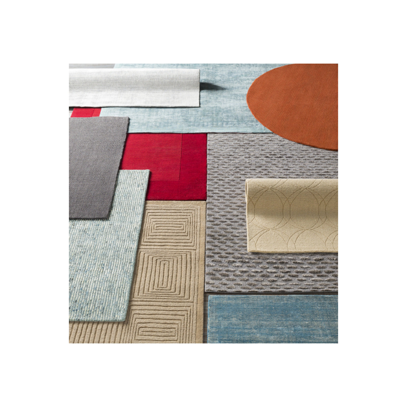 Crowe Handmade Wool Performance  Area Rug, Round 6'