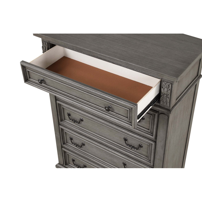Azoriah 5-Drawer Wooden Dresser