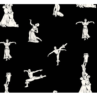 Papier peint haitaï, danse populaire