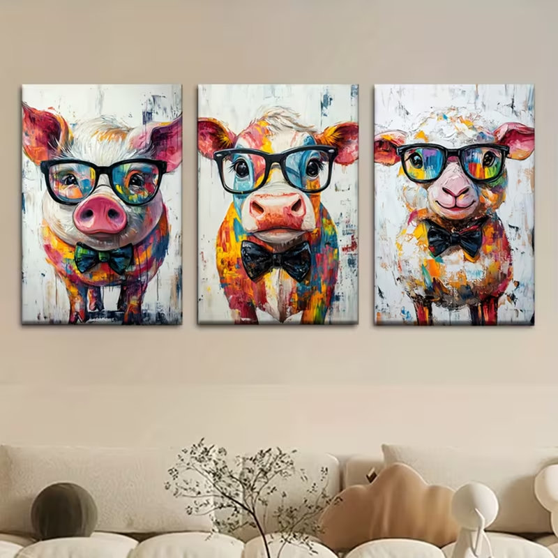 3 Piece Wrapped Canvas Print