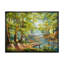 Forêt d'automne avec rivière sinueuse - Peinture sur toile-59757872-59785264