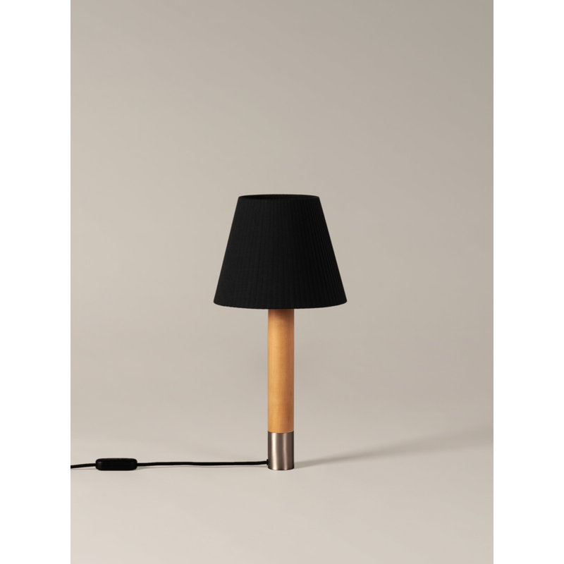 Básica Table Lamp, Nickel, Black