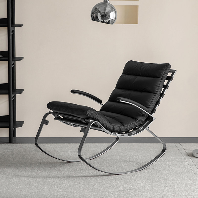 Chaise berçante moderne et décontractée avec pédale amovible