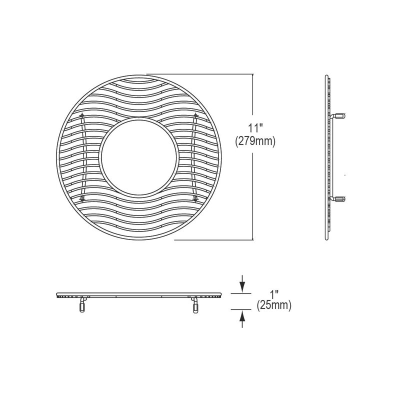 Grille d’évier 11 po x 11 po